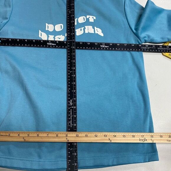 ART CLASS Unisex 2 PieceTie Dyed Sweatshirt & Shorts Pajama Set Size XL Blue New - Picture 3 of 11